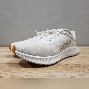 HOKA ONE ONE Men’s Solimar Running Shoes (10.5D) White/Silver